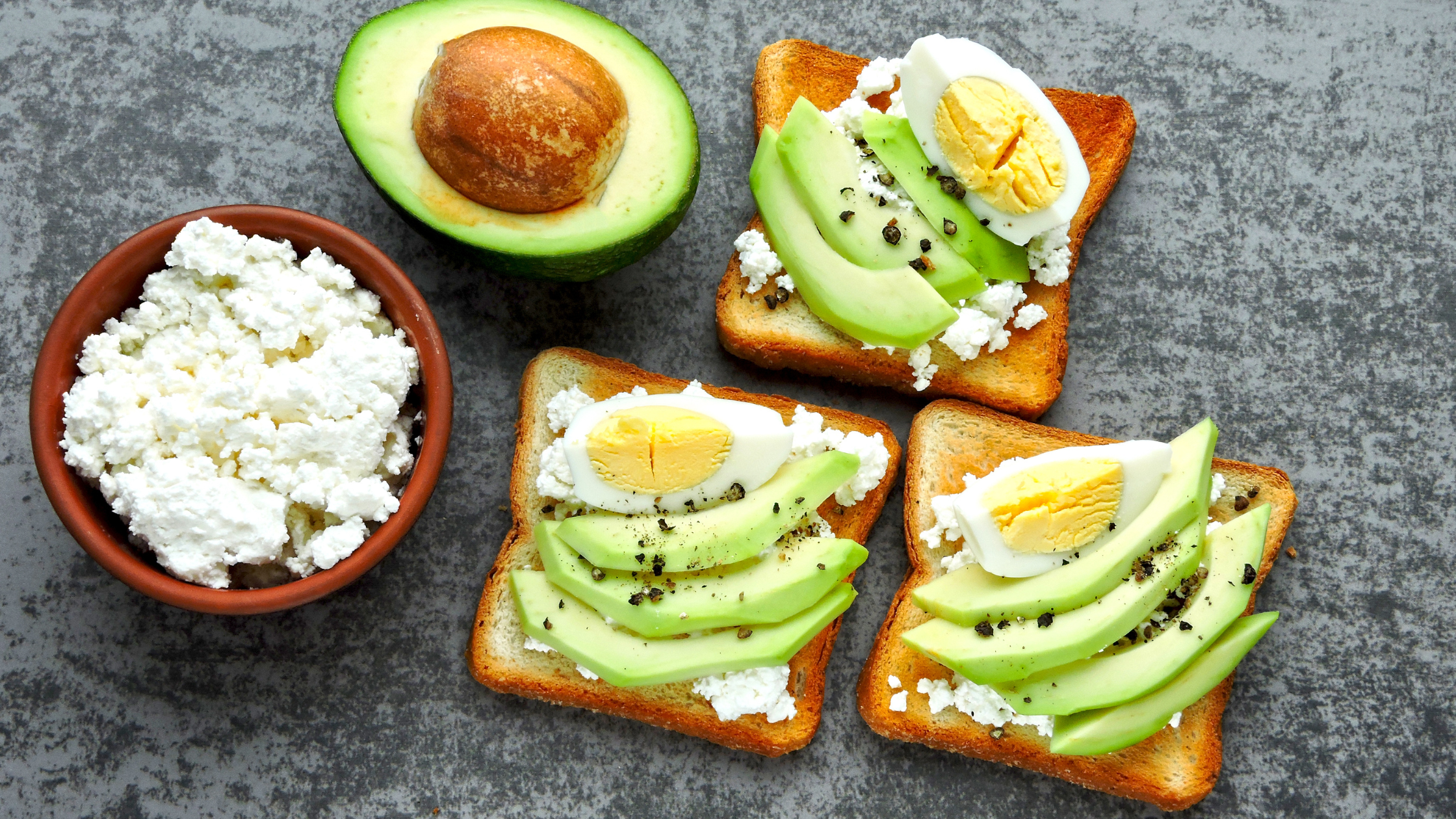 Cottage Cheese Avocado Toast